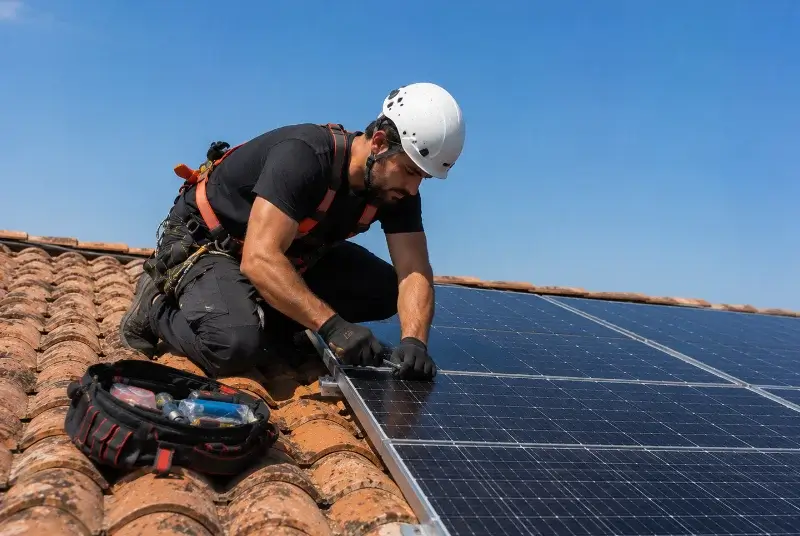 Maintenance et monitoring de panneaux solaires à Villefranche-sur-Saône