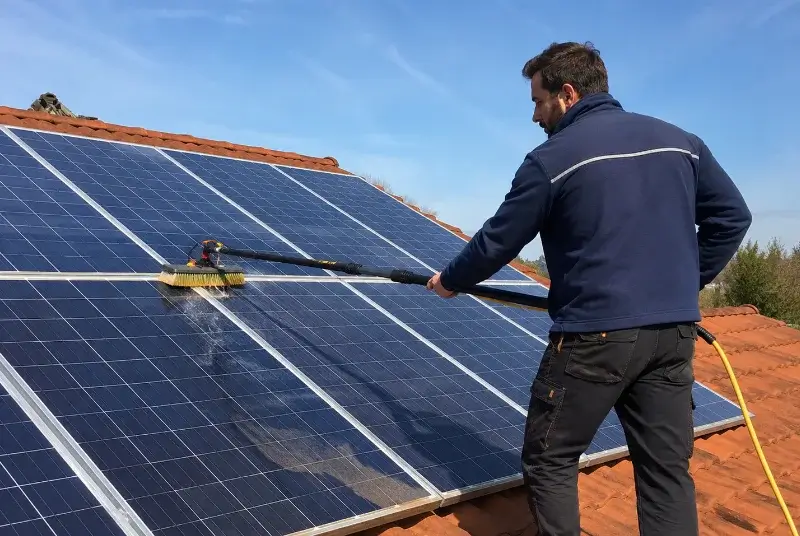 Nettoyage et entretien de panneaux solaires à Villefranche-sur-Saône
